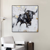 Toile - Black Bull